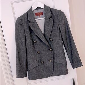 7 for All Mankind Double-Breasted Blazer
